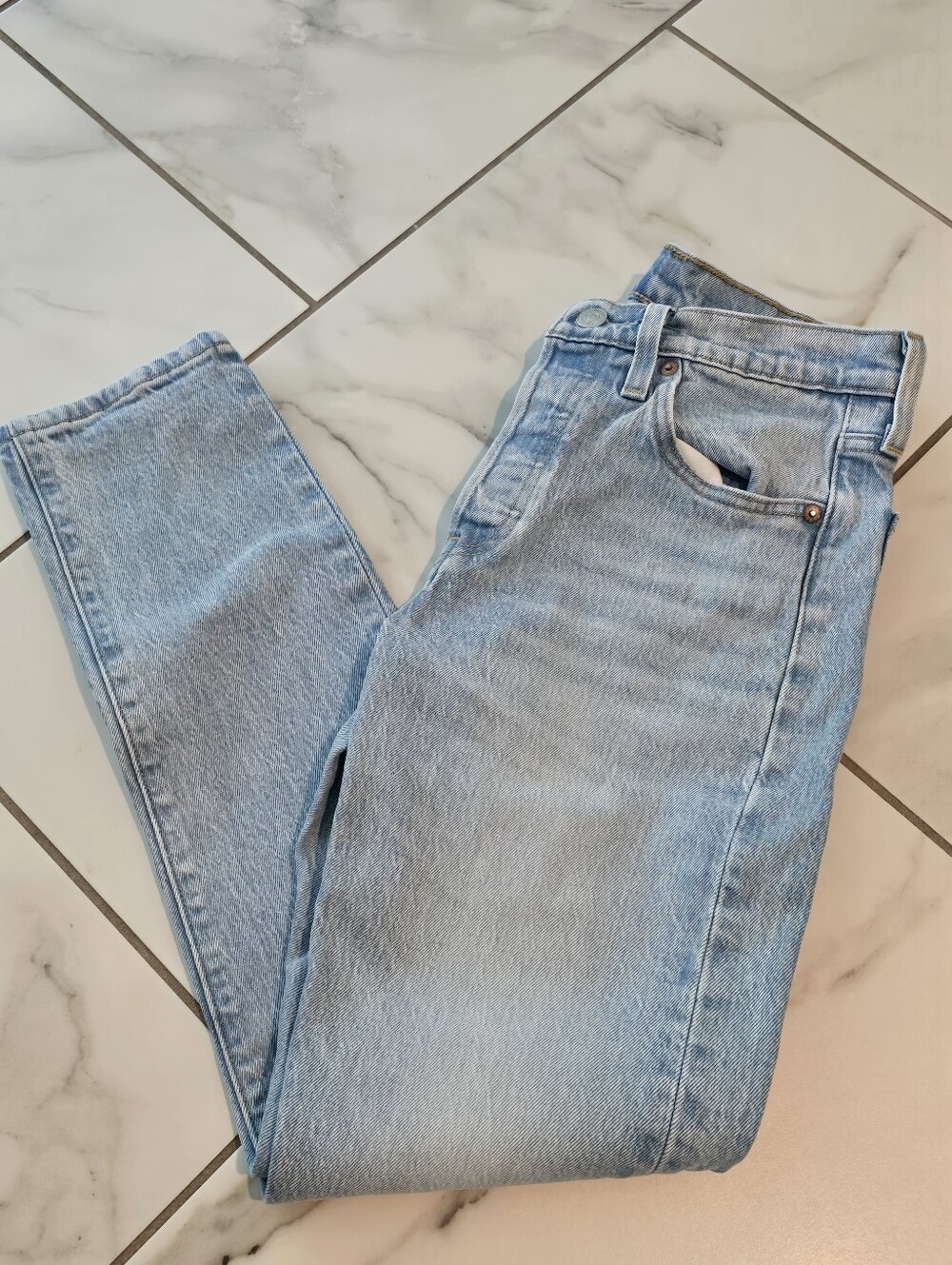Levi's Light Blue 501 Skinny